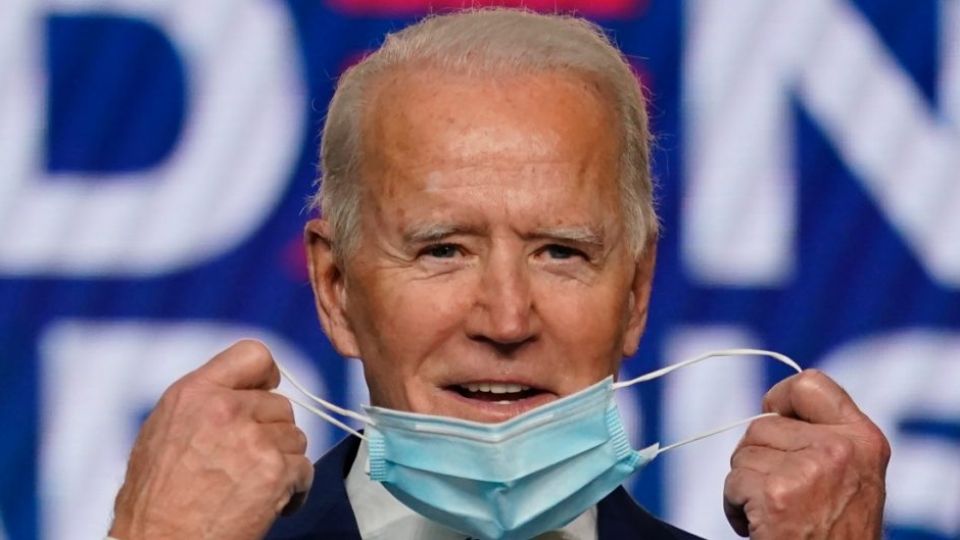 100 días. Joe Biden pedirá a todos los estadounidenses el uso de tapabocas