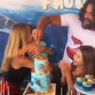 Luciano Castro y Sabrina Rojas celebraron el cumpleaños "demorado" a su hijo Fausto