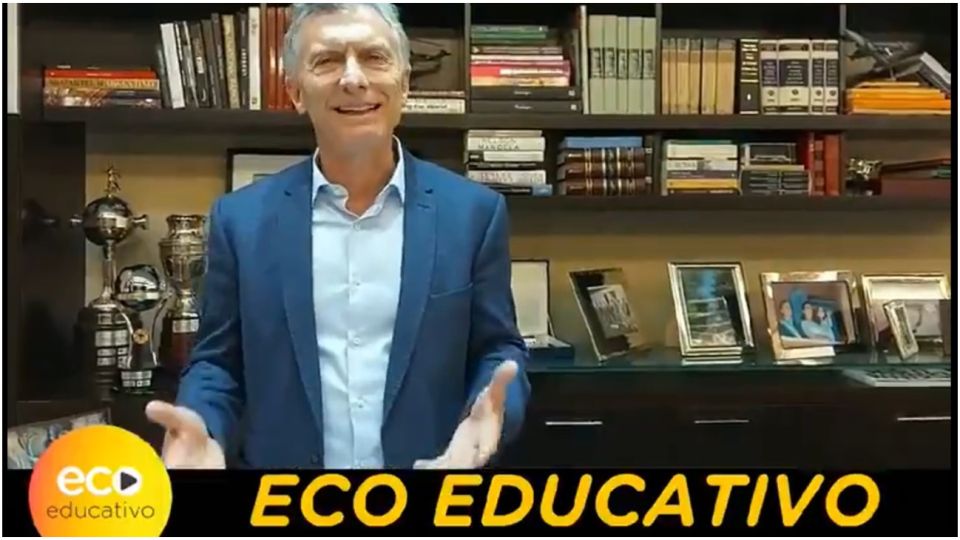 Mauricio Macri y su mensaje sobre la educación.