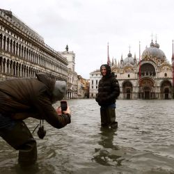 Las fuertes lluvias que azotan Italia han inundado parcialmente Venecia