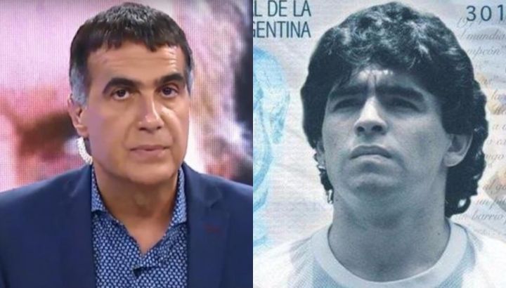 Antonio Laje y Diego Armando Maradona