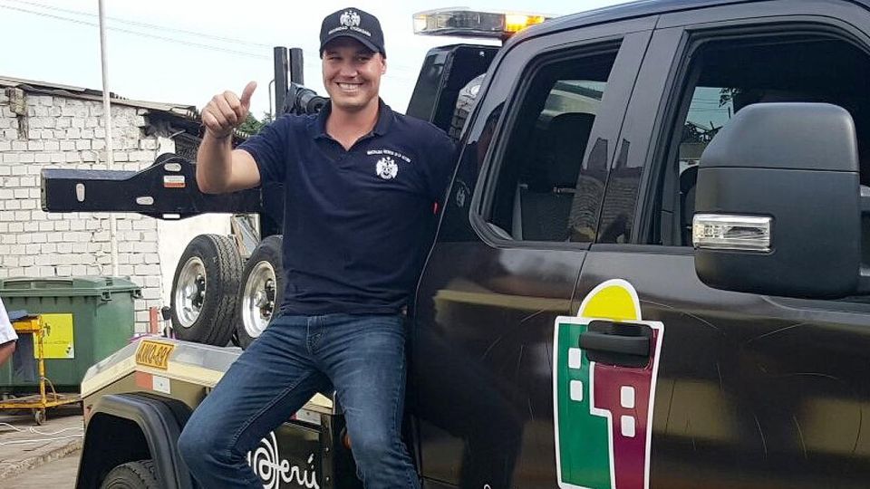 George Forsyth ex futbolista peruano y actual candidato a la presidencia