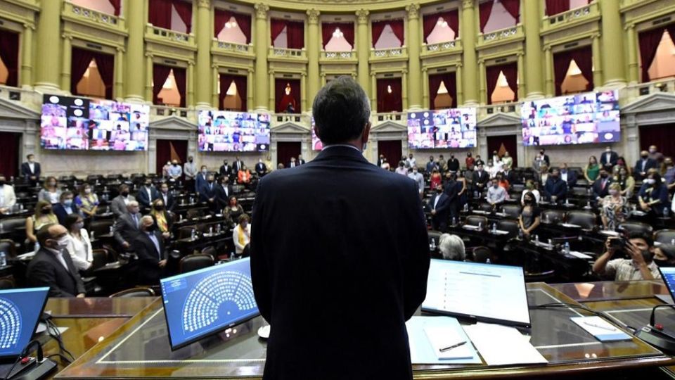 Sergio Massa, reelecto como presidente de Diputados.