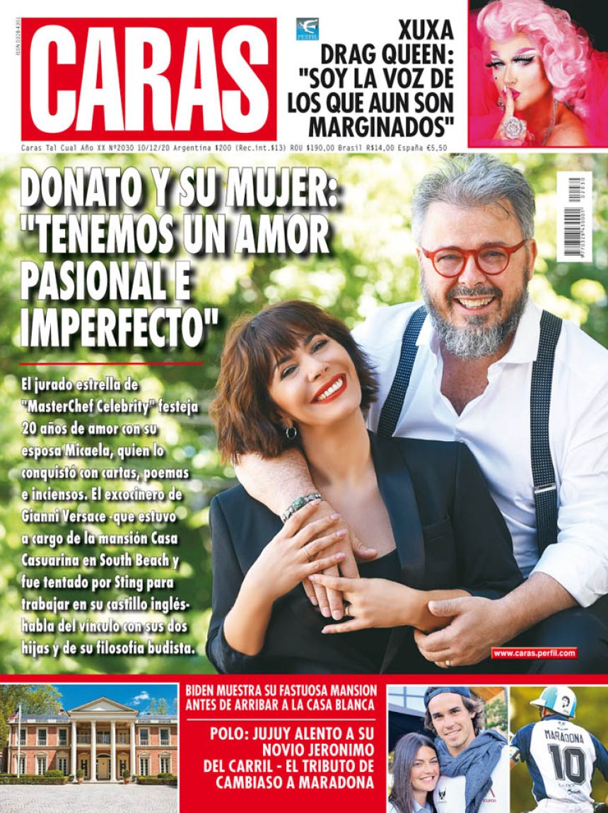 Donato De Santis y su esposa, Micaela Paglayan: "tenemos un amor pasional e imperfecto"