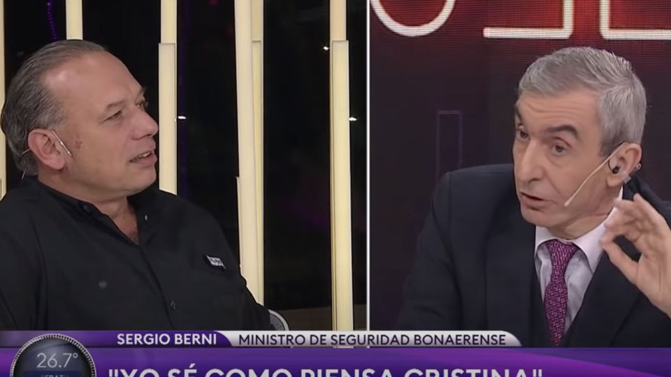 Sergio Berni y Nelson Castro.
