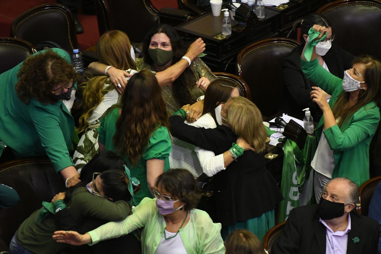 Festejos en la Cámara de Diputados. 