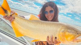 Excelente pesca de dorados y surubíes en el Paraná correntino.
