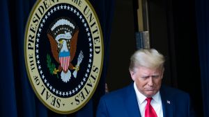 Donald Trump, presidente saliente de los Estados Unidos.