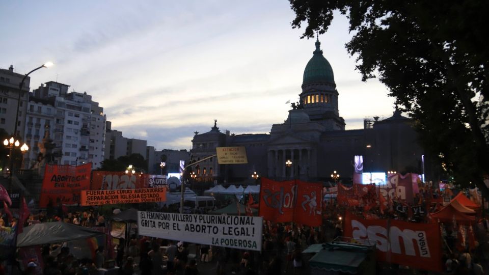El Congreso durante el debate por el Aborto en Diputados.