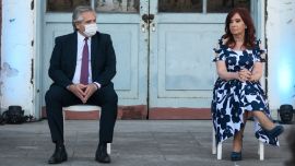 Alberto Fernandez and Cristina Kirchner.