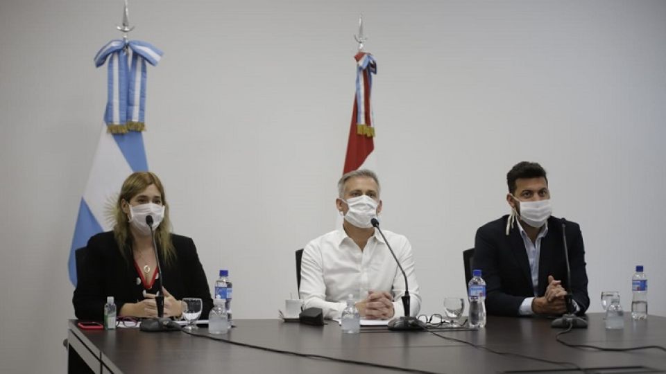 EJE DE LA INTERNA. Avilés, Alesandri y Mariana Caserio, parte de la disputa de Turismo en Córdoba.