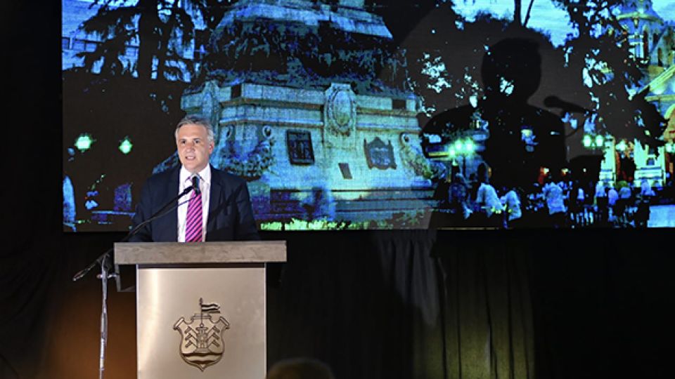 LLARYORA. El intendente capitalino lanzó la campaña 'Disfrutá Córdoba Ciudad'.