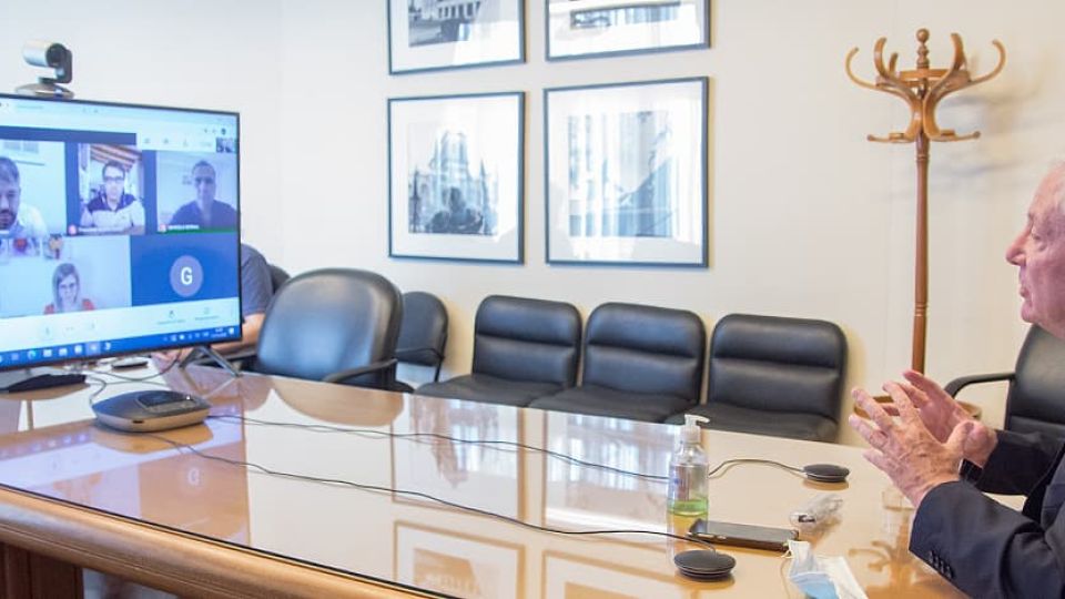 EXTENSIÓN. El rector Hugo Juri consideró que "es muy importante que la Universidad le rinda cuentas a la sociedad".