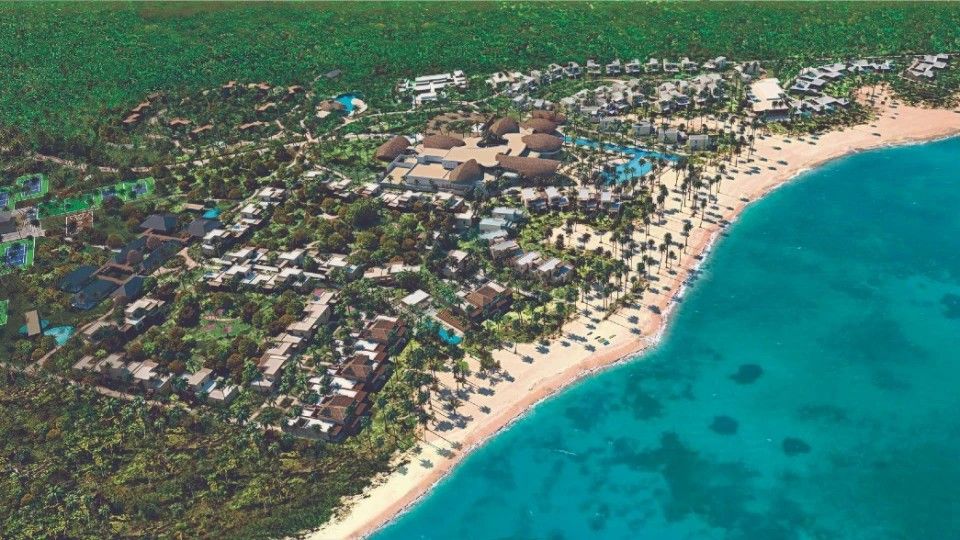 La playa Esmeralda en Miches estuvo casi virgen hasta la llegada de Club Med.