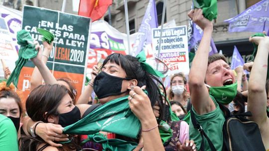 Marcha a favor del aborto legal