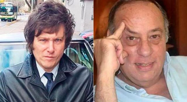 Milei y Roberto Cachanovsky