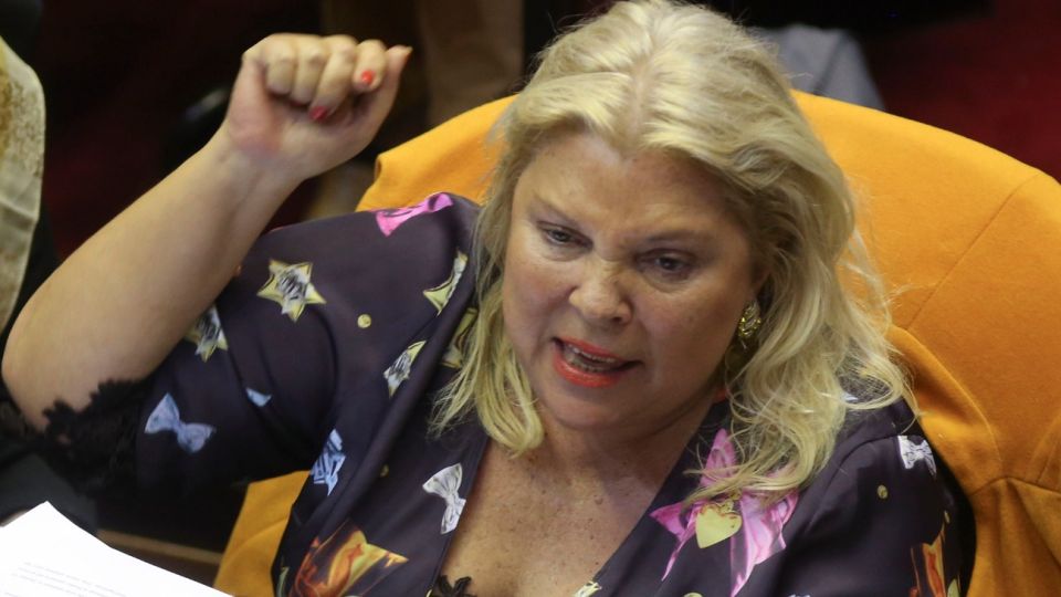 La líder de la Coalición Cívica, Elisa Carrió.