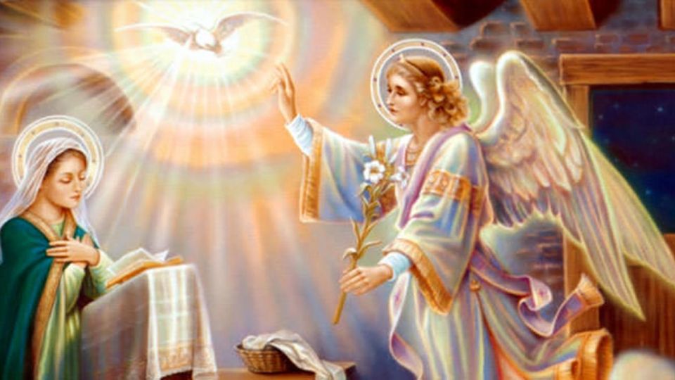 la Sagrada Familia, Nazaret , San José, padre de Jesús, el Angel Gabriel anunciando a María que será la madre de Jesús