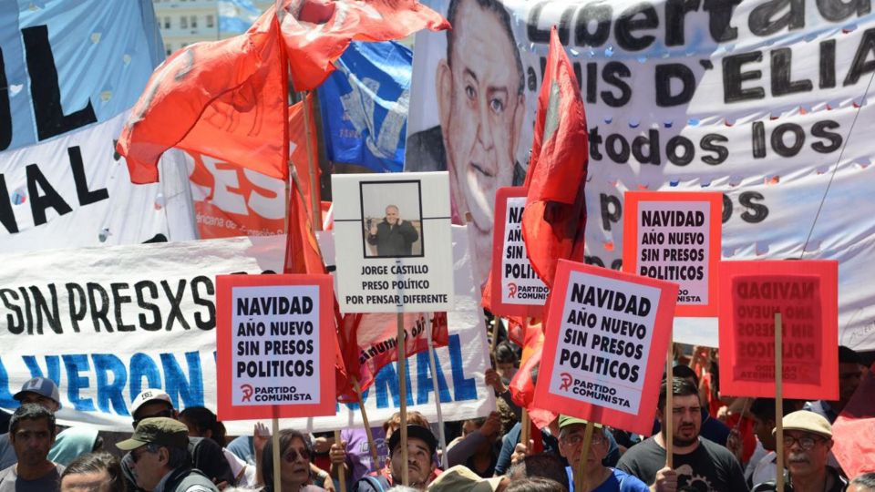 Marcha por la liberación de los denominados "Presos Políticos" del 2019