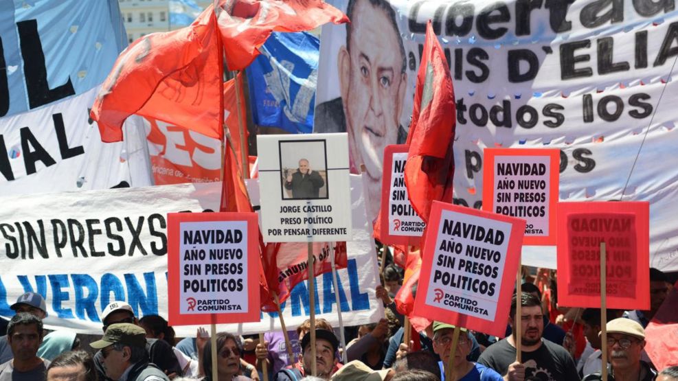 Marcha por la liberación de los denominados "Presos Políticos" del 2019
