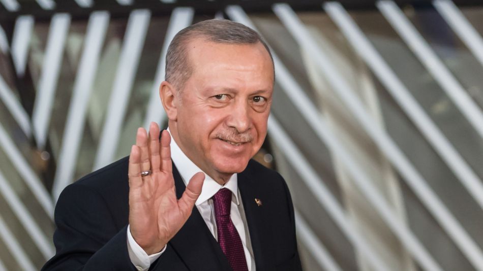Turkey's President Recep Tayyip Erdogan Meets European Union President Charles Michel