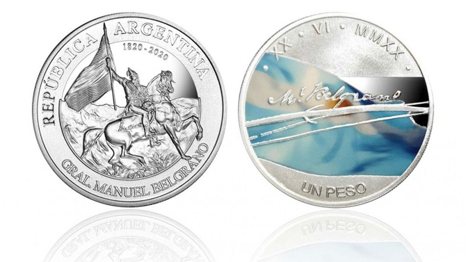 Moneda homenaje Belgrano 20201215
