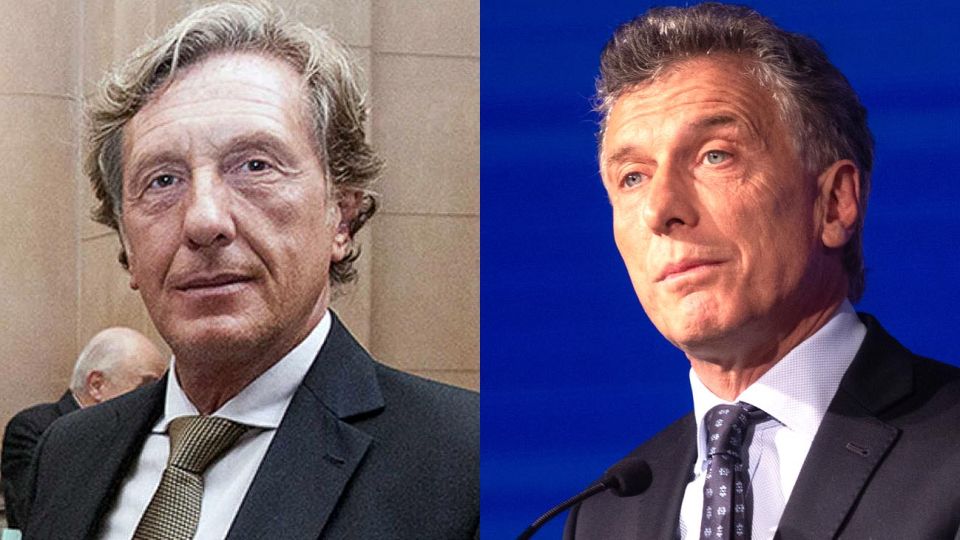 Eduardo Farah y Mauricio Macri