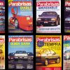 Tapas con recordados autos de la época y algunos superdeportivos