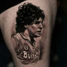Diego Maradona Jr. tatuaje