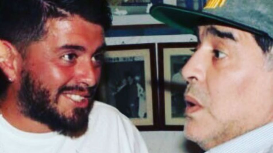 Diego Jr y Diego Maradona