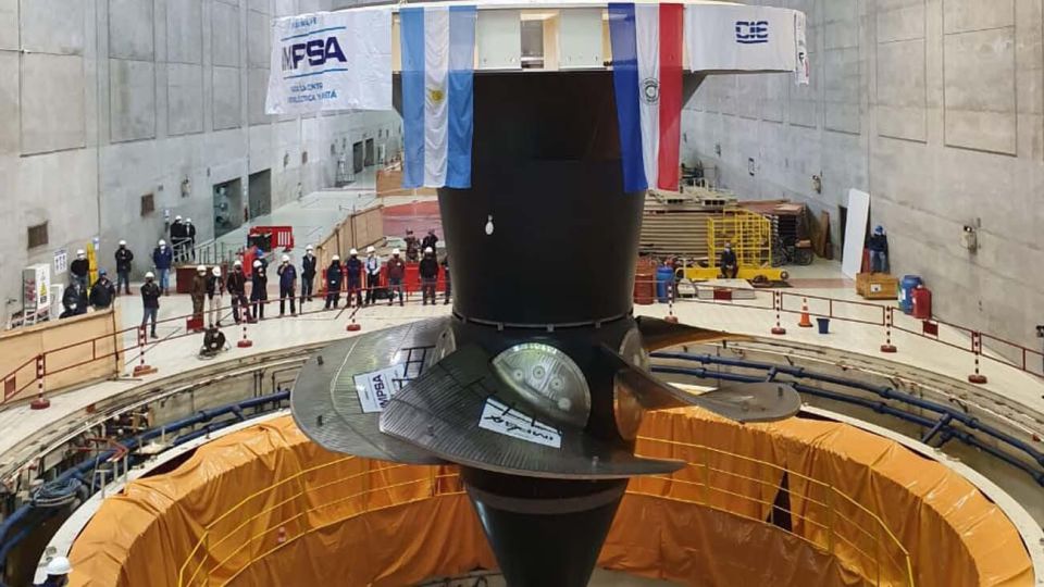 IMPSA actual de las turbinas de Yacyreta