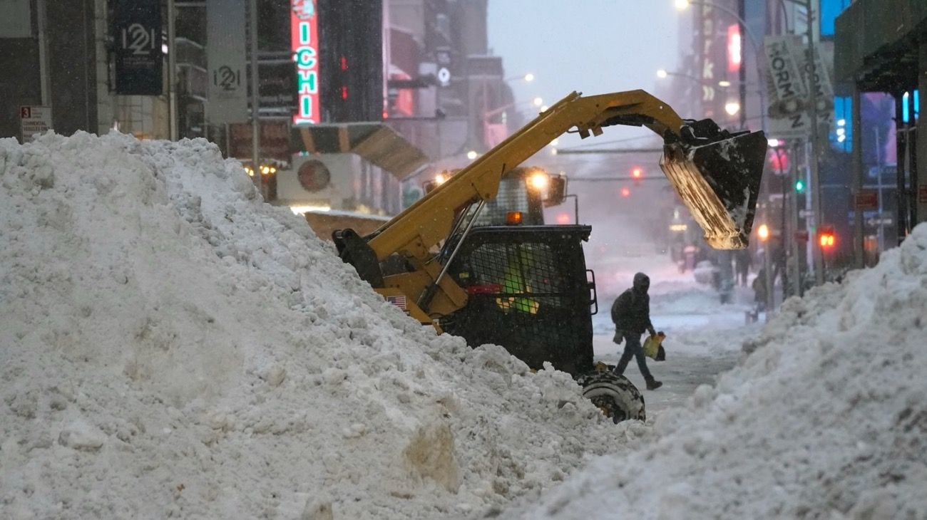 Nueva York tuvo esta semana su primera gran nevada de 2020.