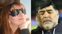 Laura Cibilla y Diego Armando Maradona