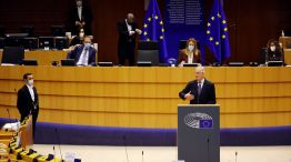 EU Chief Negotiator Michel Barnier Addresses Parliament Brexit Plenary