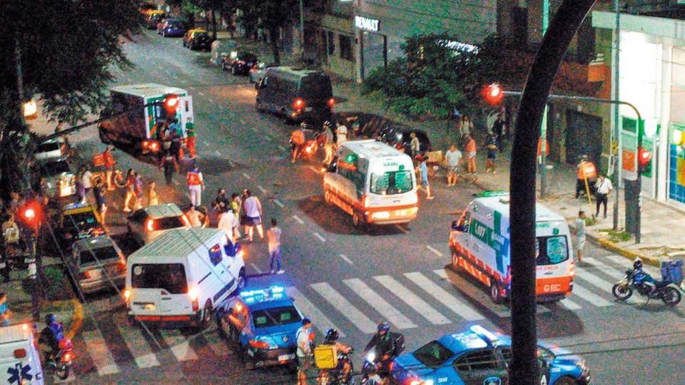 Tragedia. El auto se dio a la fuga después del hecho. Ya identificaron la patente.