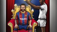 Lionel Messi y el Rey Pelé