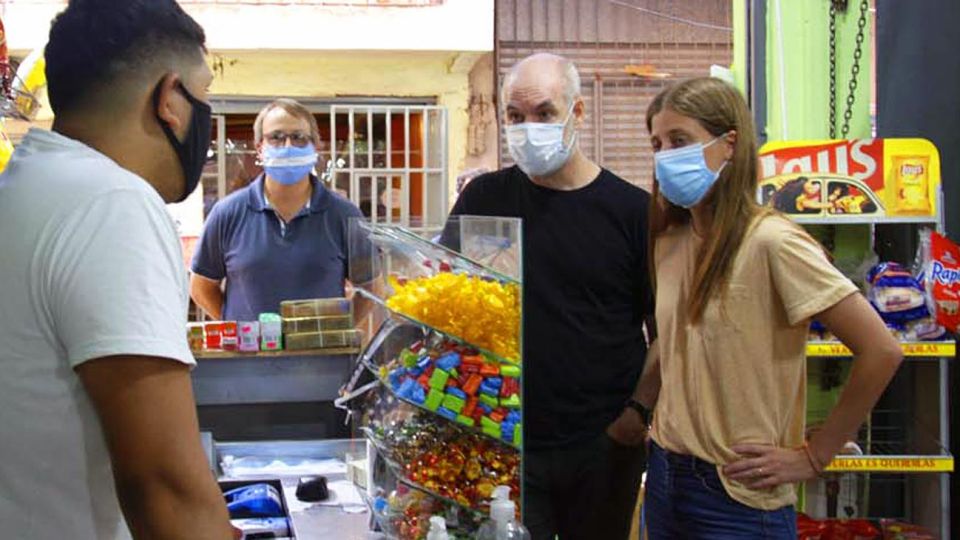 Silencio. Larreta se mantiene fiel a su estilo de no confrontar.