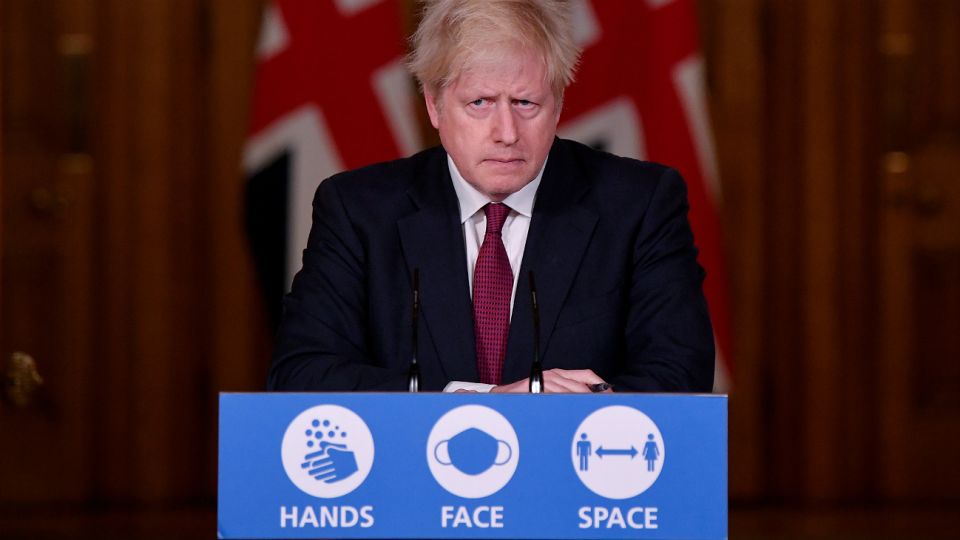 Boris Johnson, primer ministro británico.