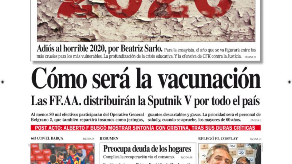 tapa domingo 20 diciembre 2020