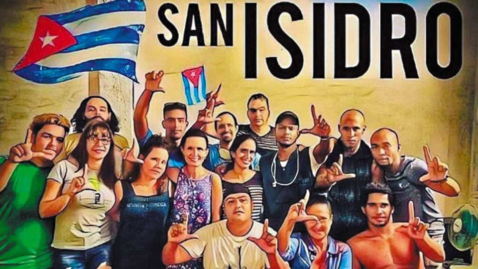 Reclamo. Los jóvenes artistas que protagonizaron la protesta ante el Ministerio de Cultura reclamando libertad para crear. El régimen los acusó de impulsar un “golpe blando” al servicio de Washington.