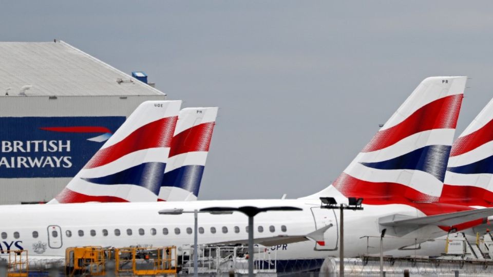 Vuelos de la línea British Airways en el Aeropuerto Internacional Londres-Heathrow