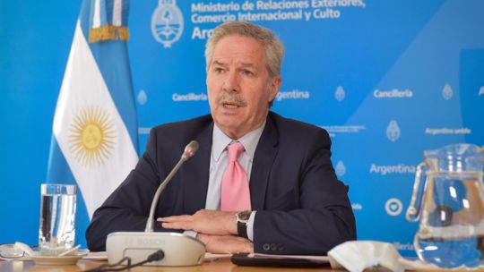 El canciller argentino Felipe Solá.