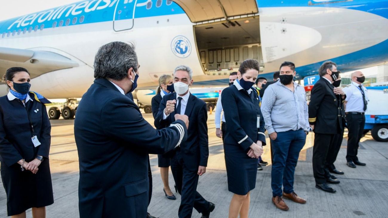 "Operación Moscú", el vuelo de Aerolíneas que traerá la vacuna rusa.