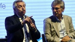 Alberto Fernández y Hugo Sigman