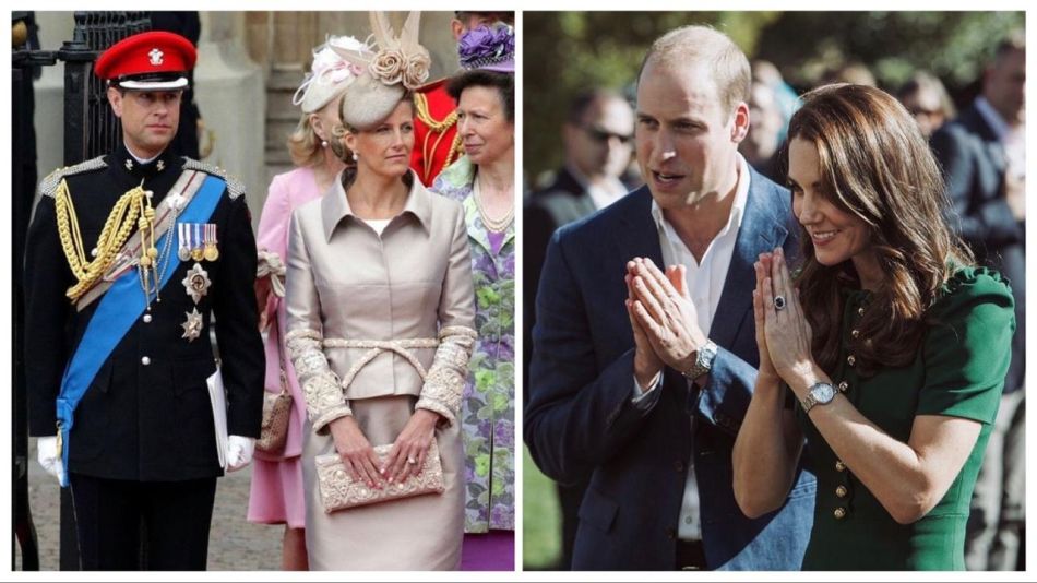 Eduardo y Sofía Wessex - El príncipe Guillermo y Kate Middleton
