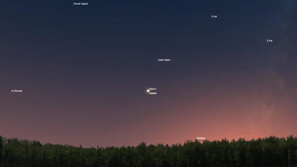 La gran conjunción de Júpiter y Saturno en la "Estrella de Belén" 20201222