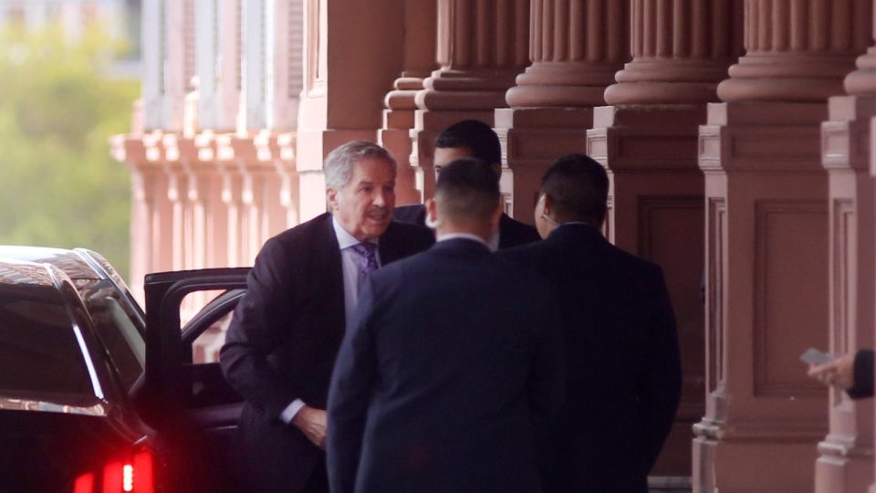 El canciller Felipe Solá entra a la Casa Rosada (Archivo NA)