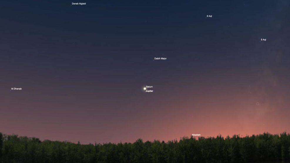 La gran conjunción de Júpiter y Saturno en la "Estrella de Belén" 20201222