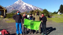 Imparables: son ciegos y escalaron el volcán Lanín