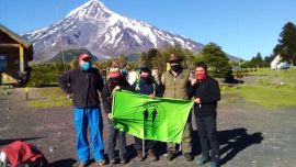 Este grupo de aventureros forma parte de la ONG Guías a la Par, de la ciudad de Mar del Plata.